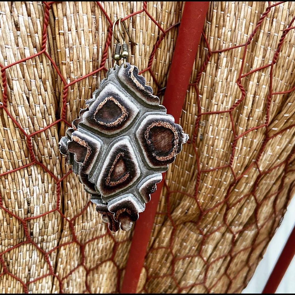 Leather Dangle Earring